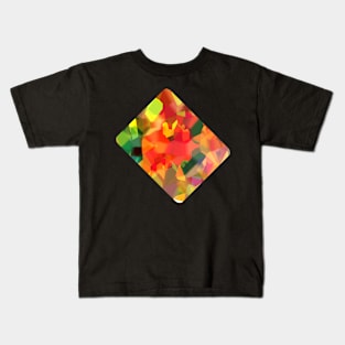 Abstract Polygon Forest Kids T-Shirt